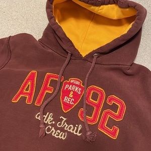 Abercrombie & Fitch Mens Vintage Heavyweight Sweatshirt/Hoodie size XXL